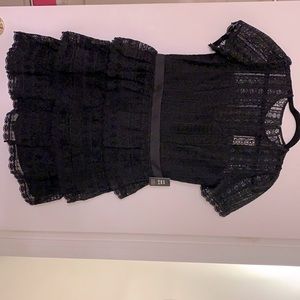 New with tags Express lace tiered fit and flare dress